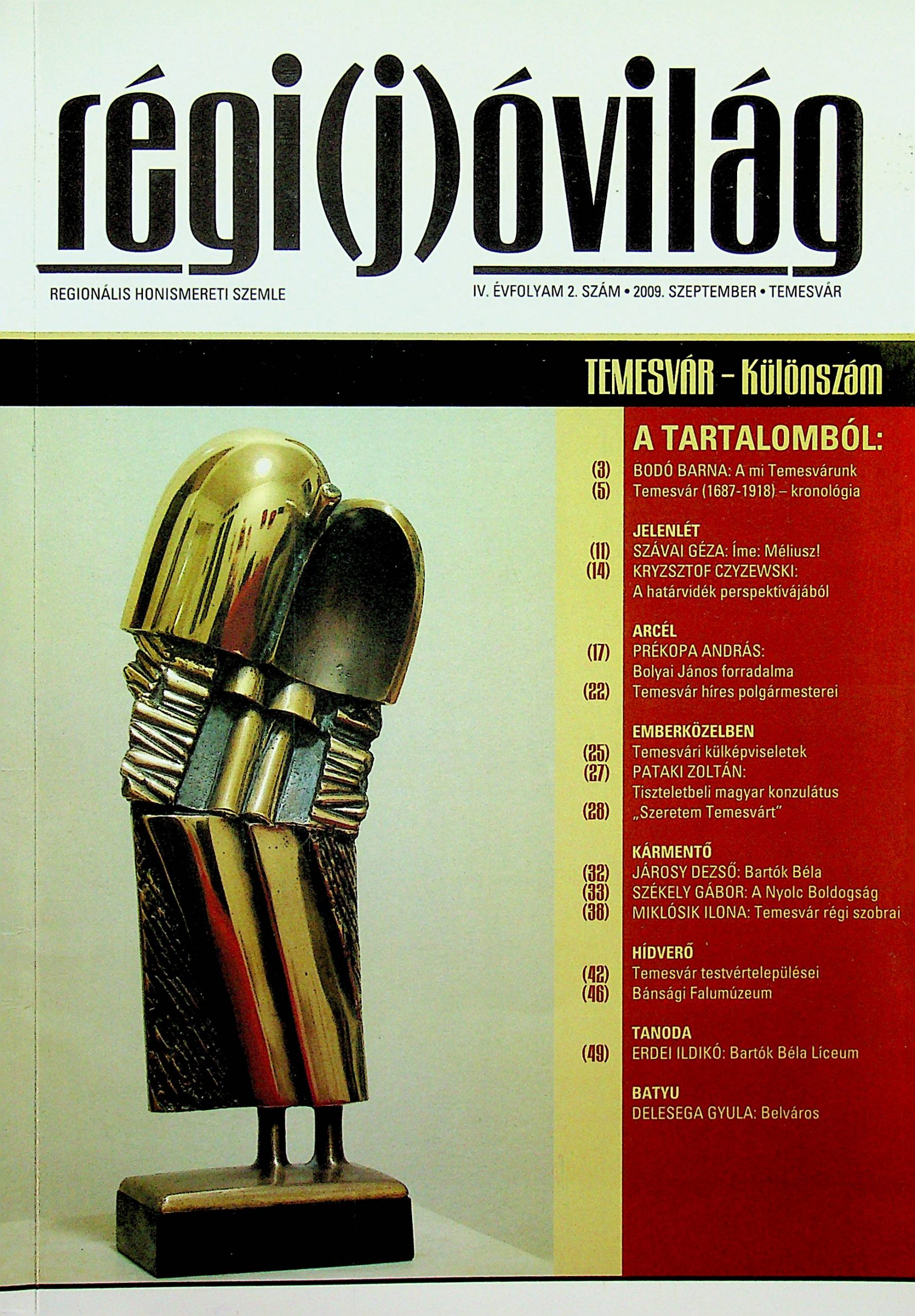 Temesvár – Régi(j)óvilág Különszám - Temesváros